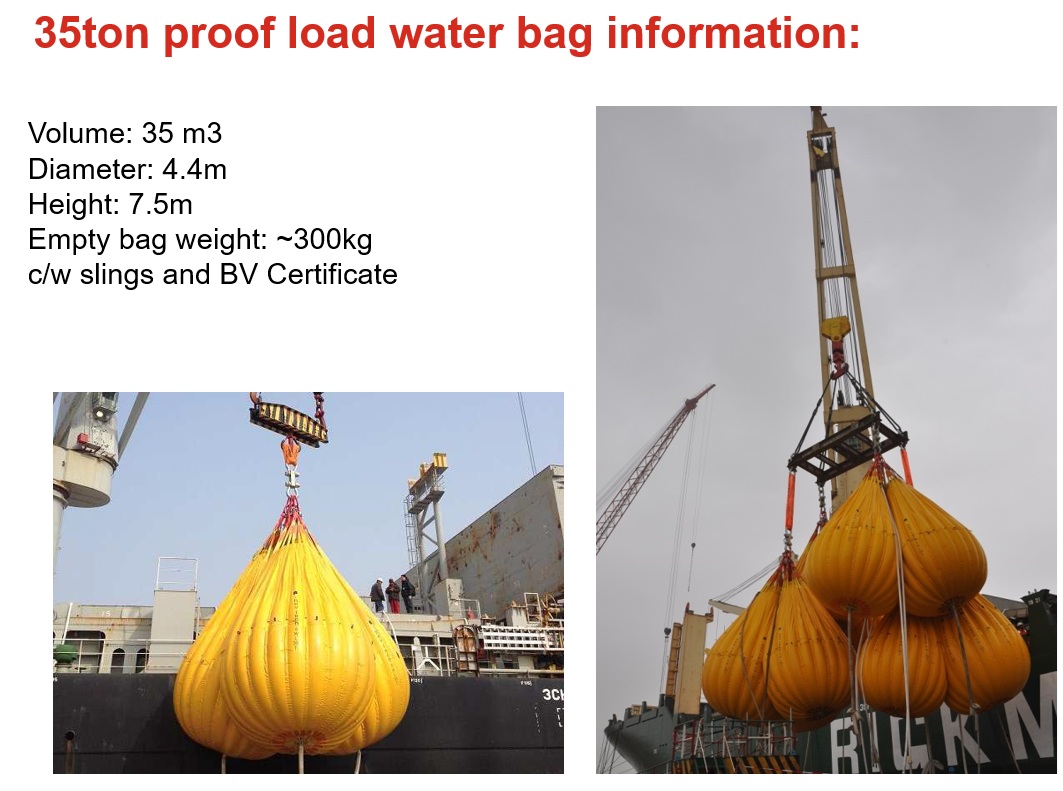Water Bag & Loadcell